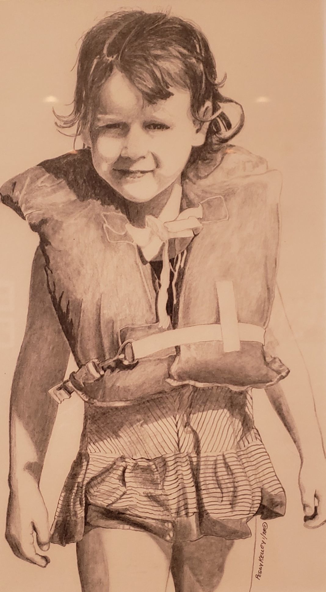 Portrait of Julia Wagner, graphite